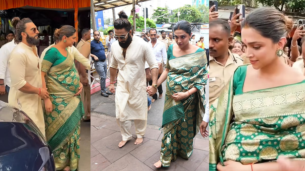 കുഞ്ഞ് അതിഥി എത്താന്‍ ദിവസങ്ങള്‍ മാത്രം, അനുഗ്രഹം തേടി ക്ഷേത്രത്തിലെത്തി ദീപിക പദുകോണ്‍; വിഡിയോ
